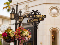 Road sign, Rodeo Drive, Beverly Hills, Los Angeles, California, United States of America, North America. Get directions to Rodeo Drive, Beverly Hills, Los Angeles, California, USA